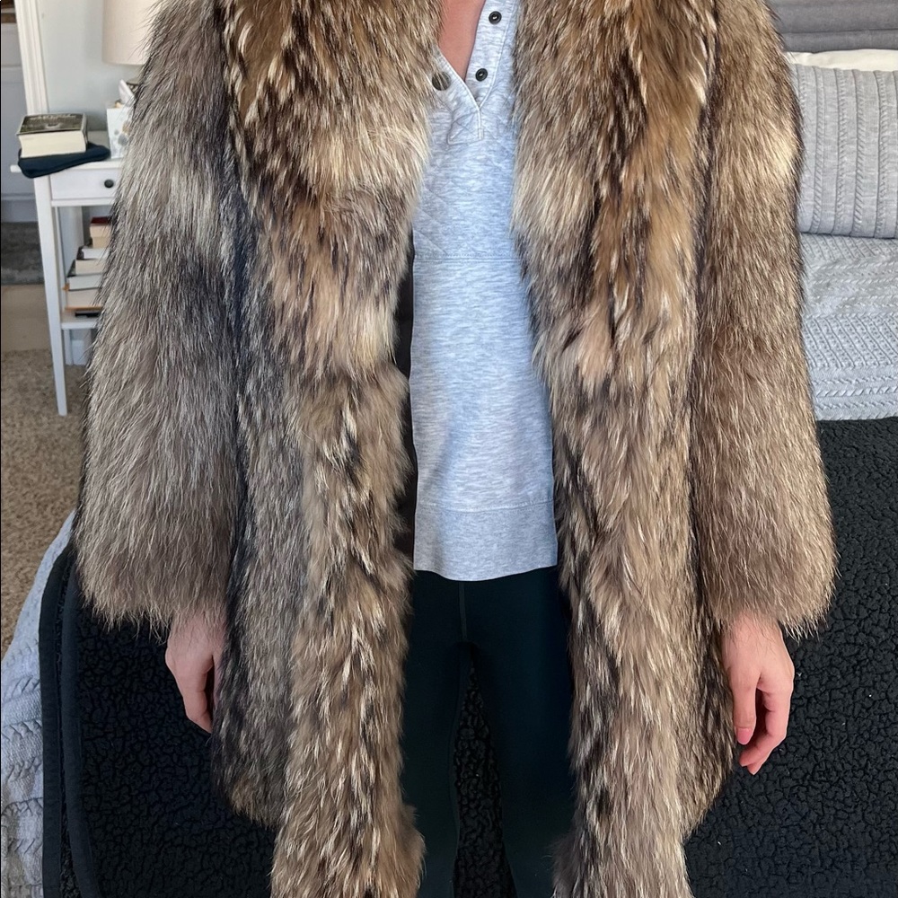 Finnish Raccoon Fur coat